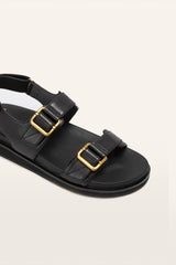 Thompson Adjustable Sandal, Black