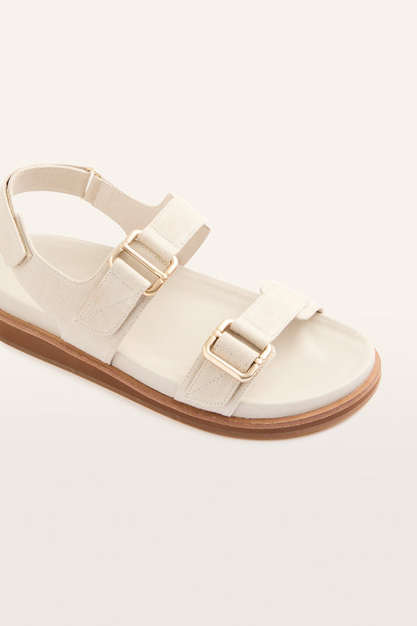 Thompson Adjustable Sandal, Linen