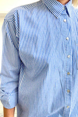 Mella Shirt III, Royal Stripe