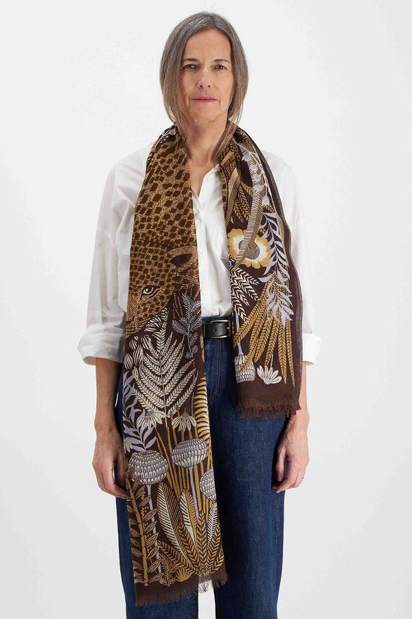 Rousseau Wool Scarf, Natural