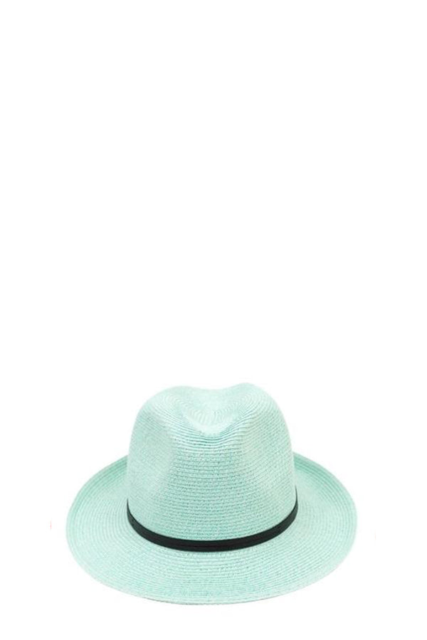 Foldable Borsolino Hat, Jade